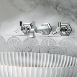 Grifo Mezclador Mural para Lavabo de 3 Agujeros - Selección de Acabados  - Earlham