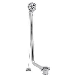Válvula de Desagüe Tradicional para Bañeras Exentas  con Tapón y Cadena - Cromada - Elizabeth