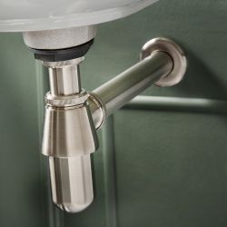 Hudson Reed Elizabeth - Sifón de Botella Estándar para Lavabo - Disponible en Distintos Acabados