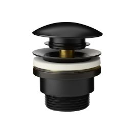 Válvula de Desagüe Universal Manual para Lavabo - Negra