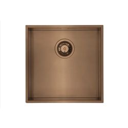 Harlyn Carbis - Fregadero de Cocina de Acero Inoxidable de 1 Seno - 430mm - Selección de Acabados