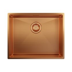 Harlyn Carbis - Fregadero de Cocina de Acero Inoxidable de 1 Seno - 500mm - Selección de Acabados