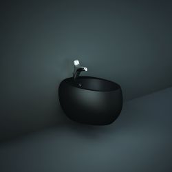 Bidé Suspendido Moderno Negro Opaco - RAK Cloud  x Hudson Reed