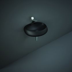  Lavabo Suspendido Color Negro Opaco - 550mm x 425mm (1 Agujero para la Grifería) - RAK Cloud  x Hudson Reed