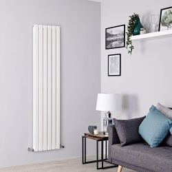 Radiador de Diseño Vertical con Panel Plano Doble - Selección de Acabados y Tamaños - Alpha