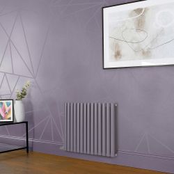 Radiador de Diseño Eléctrico Horizontal - Color Morado (Dahlia Purple) Altura de 635mm - Disponible en Distintas Medidas, Opción de Termostato y Oculta Cables - Revive - Fabricado por Ecoso de Hudson Reed