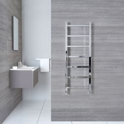 Radiador Toallero - Plano - 1200mm x 450mm - Cromado - Eton