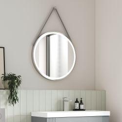 Espejo Iluminado LED Redondo Cromado  21W - 600mm - Hudson Reed