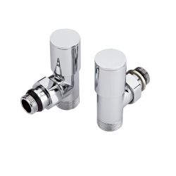 Par de Llaves Angulares Cromadas con Adaptador - Con Opción de Distintos Adaptadores y en Distintos Tamaños