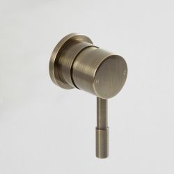 Mezclador de Ducha Manual - Una Salida - Latón Cepillado - Clarus