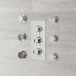 6x Jets de Ducha Redondos
