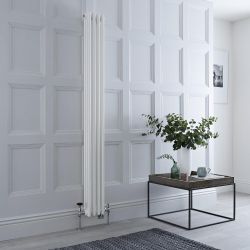 Radiador Tradicional Vertical Triple Mixto Regent - Blanco - 1800mm x 200mm - Disponible con Opción WiFi