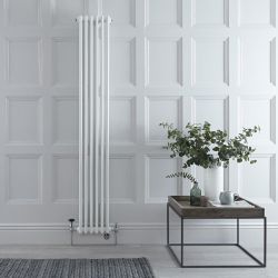 Radiador Tradicional Vertical Triple Mixto - Blanco - 1800mm x 290mm - Disponible con Opción WiFi - Regent