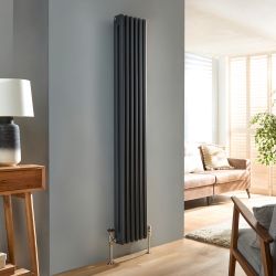 Radiador Vertical con Columnas en Estilo Moderno - Altura de 1800mm - Disponible en Distintos Acabaos y Medidas - Atticus  
