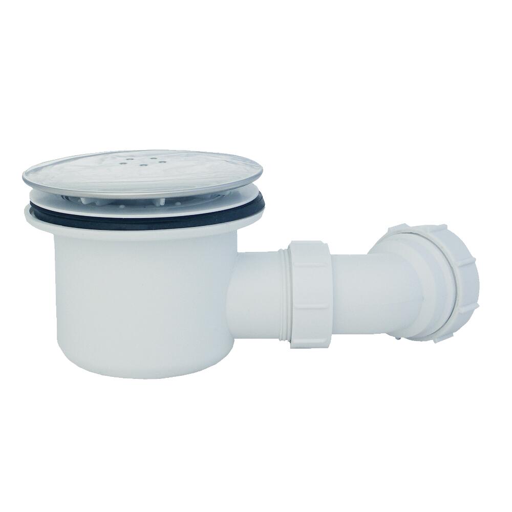 Válvulas de Desagüe Cromada de 90mm para Platos de Ducha con Vaciado de Hasta 32 Litros por Minuto Maxton