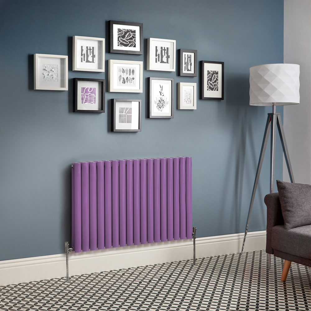 Radiador de Diseño Horizontal Doble - Morado - Revive - Disponible en Distintas Medidas
