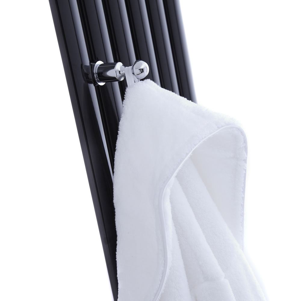 Percha Cromada Poirta Toallas y Batas para Radiadores Verticales Revive