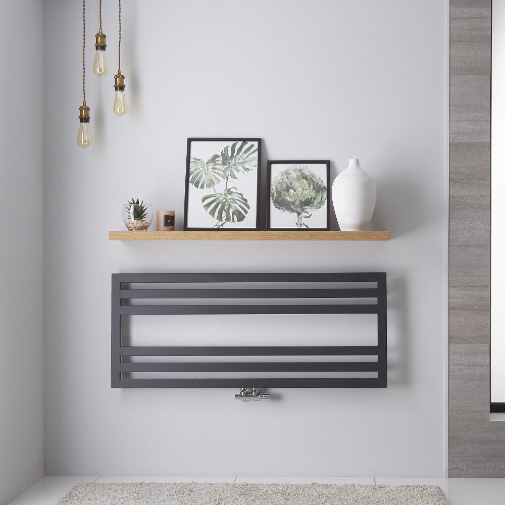 Radiador Toallero de Diseño Horizontal - Cuarzo mineral - 500mm x 1200mm - 582 Vatios - Ponza