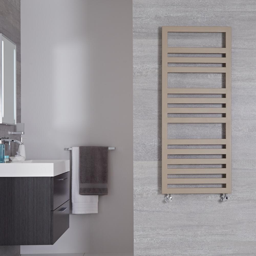 Radiador Toallero de Diseño Vertical - Cuarzo mineral - 1200mm x 500mm - 683 Vatios - Ponza