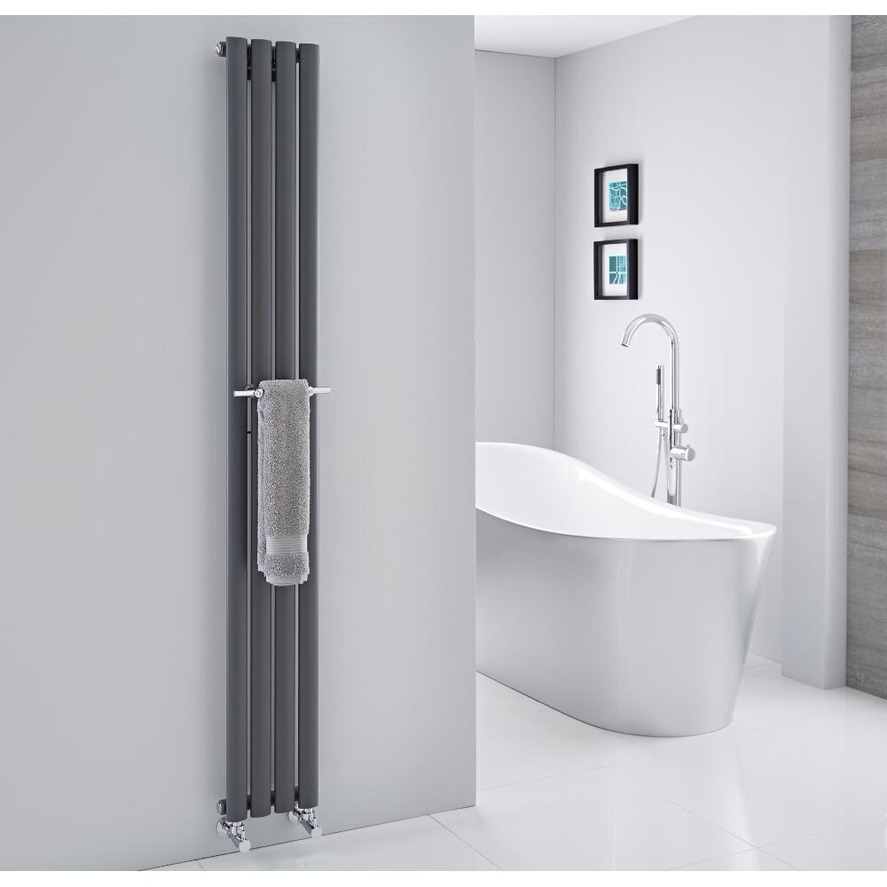 Barra Porta toallas para Radiadores Verticales Revive y Delta de 230mm