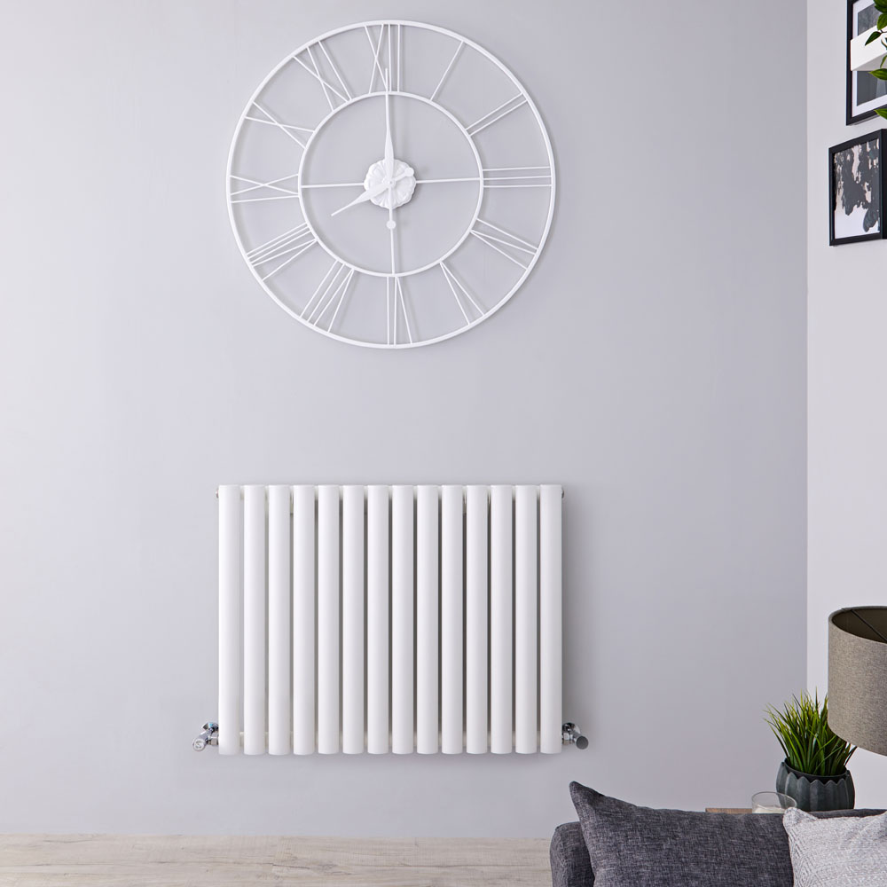 Radiador de Diseño Horizontal - Blanco - 635mm x 834mm x 56mm - 844 Vatios - Revive