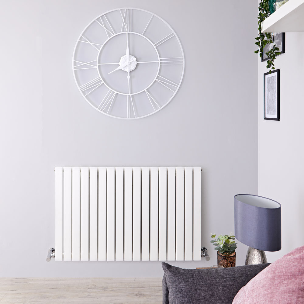 Radiador de Diseño Horizontal - Blanco - 635mm x 1000mm x 54mm - 1022 Vatios - Sloane