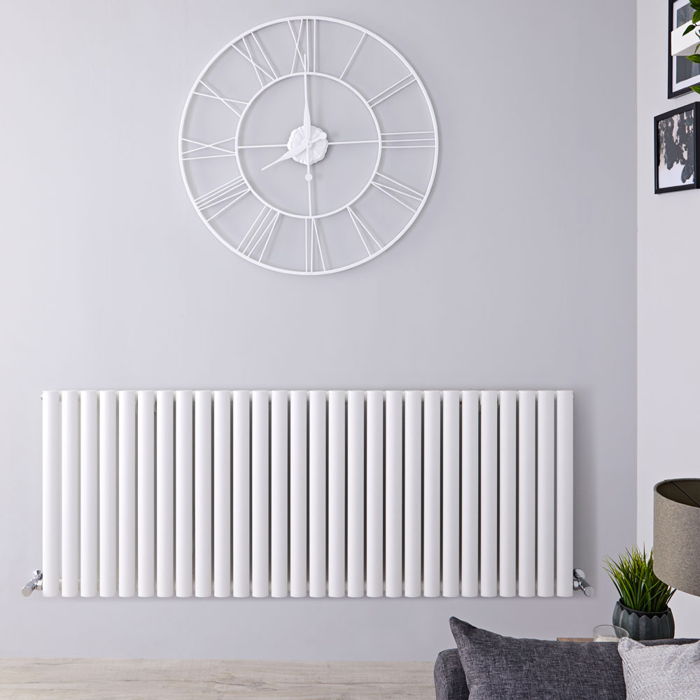 Radiador de Diseño Horizontal - Blanco - 635mm x 1647mm x 56mm - 1671 Vatios - Revive