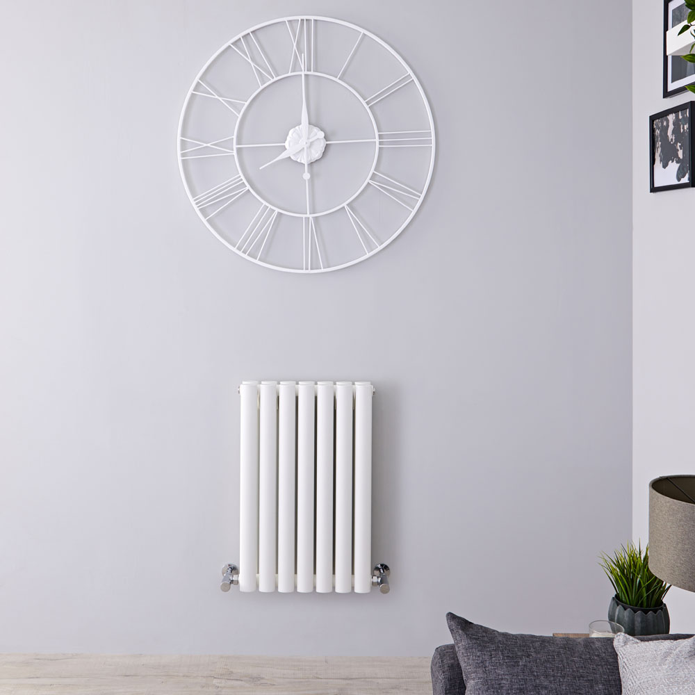 Radiador de Diseño Horizontal Doble - Blanco - 635mm x 415mm x 78mm - 652 Vatios - Revive