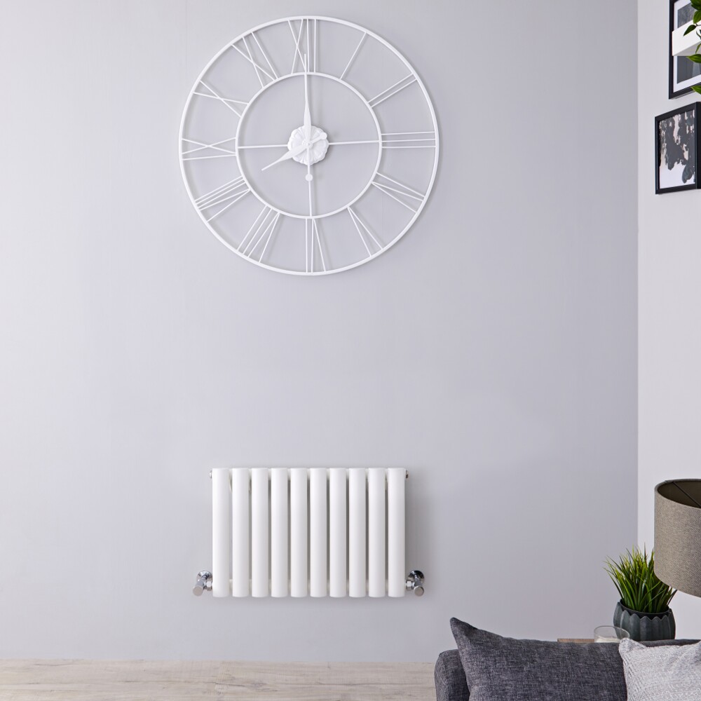 Radiador de Diseño Horizontal - Blanco - 400mm x 590mm x 56mm - 453 Vatios - Revive