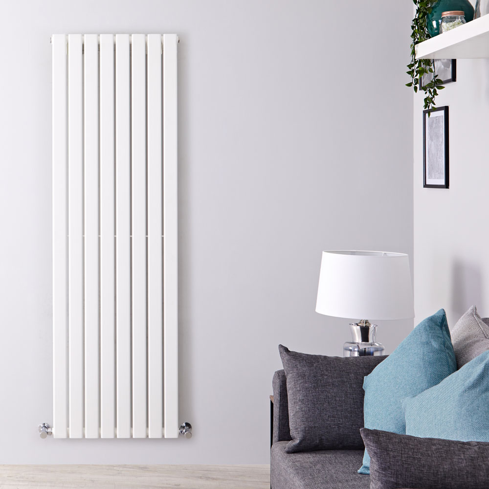 Radiador de Diseño Vertical - Blanco - 1600mm x 560mm x 47mm - 1172 Vatios - Delta
