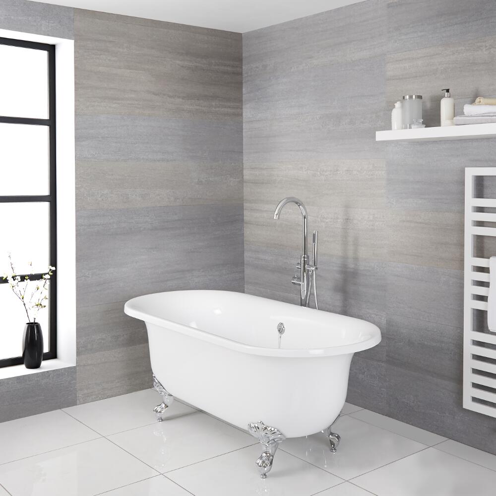 Bañera Acrílica Moderna Exenta Independiente 1730x780mm con Variedad de Distintas Patas para Bañera Disponibles – Richmond