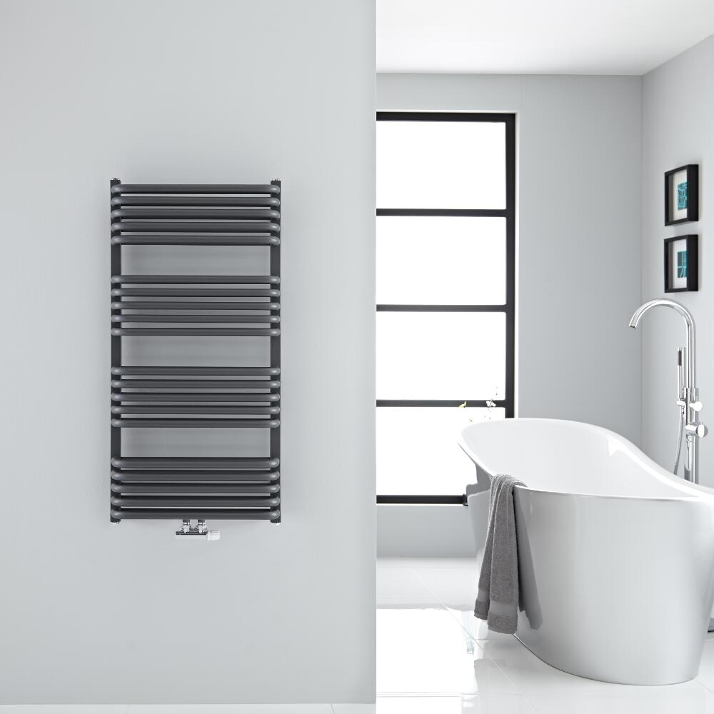 Radiador Toallero - Curvo - Antracita - 1000mm x 500mm - 933 Vatios - Arch
