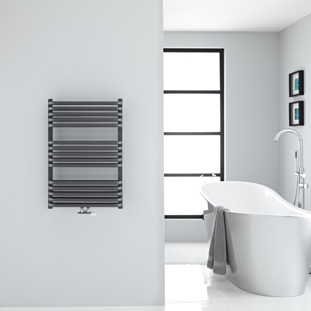 Radiador Toallero - Curvo - Antracita - 736mm x 500mm - 752 Vatios - Arch