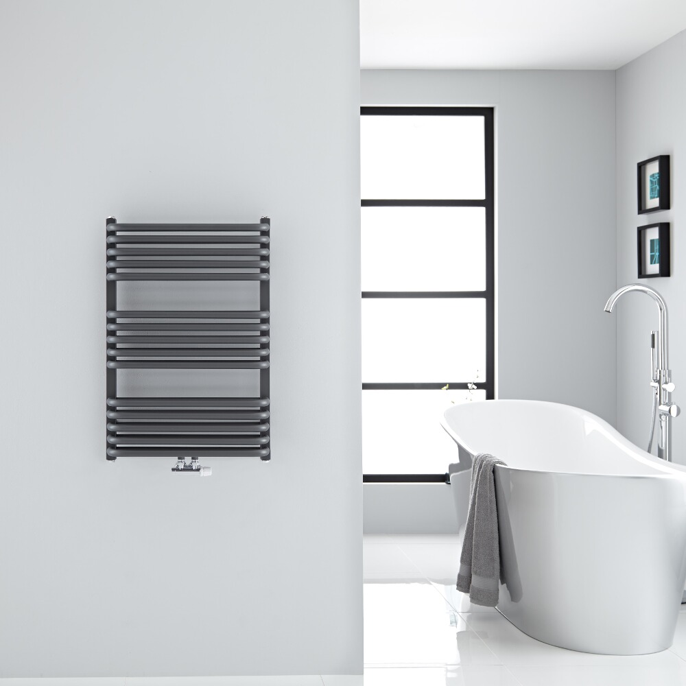 Radiador Toallero - Curvo - Antracita - 736mm x 500mm - 752 Vatios - Arch