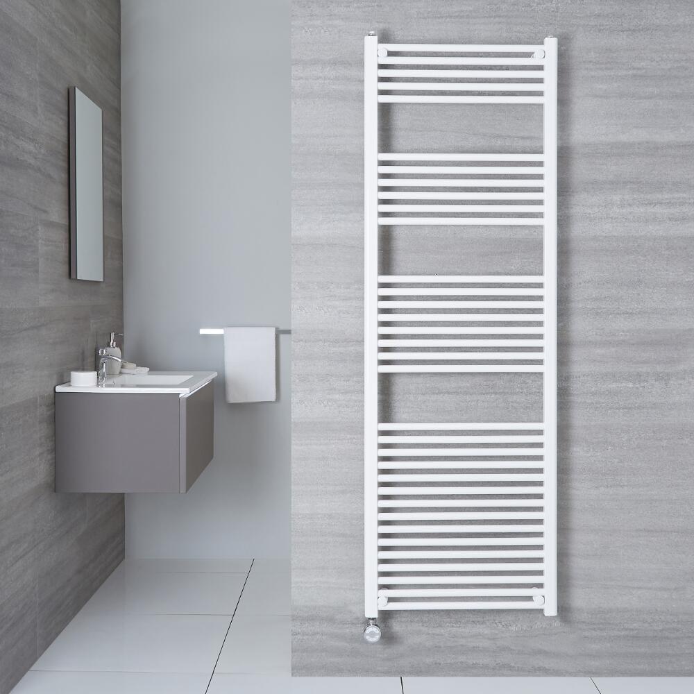 Radiador Toallero Eléctrico Plano - Blanco - 1800mm x 500mm x 30mm - Etna