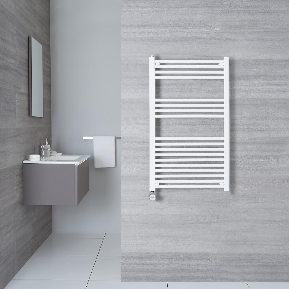 Radiador Toallero Eléctrico Plano - Blanco - 1000mm x 600mm x 30mm - Etna