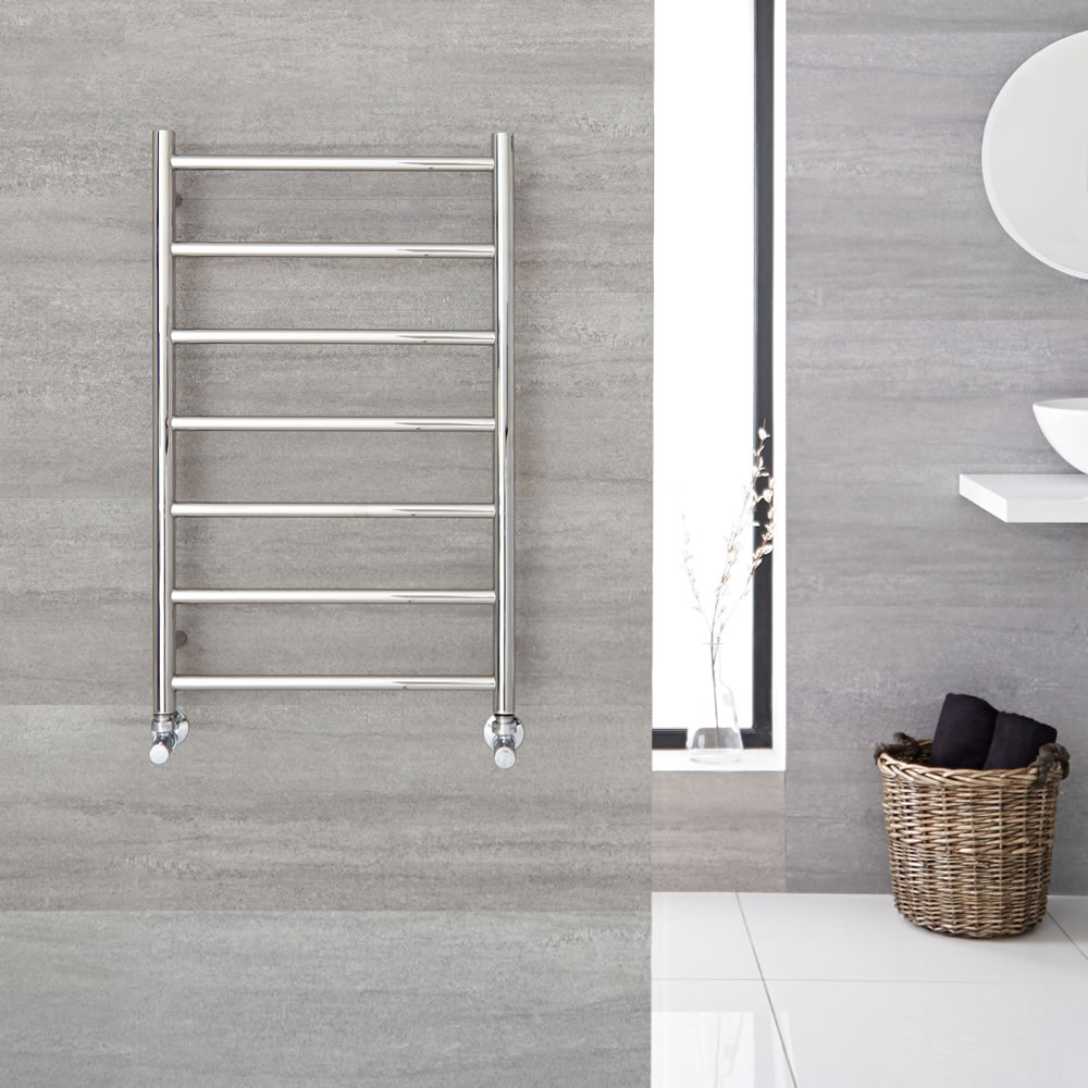 Radiador Toallero Plano - Acero Inoxidable - 500mm x 800mm x 48mm - 229 Vatios - Quo