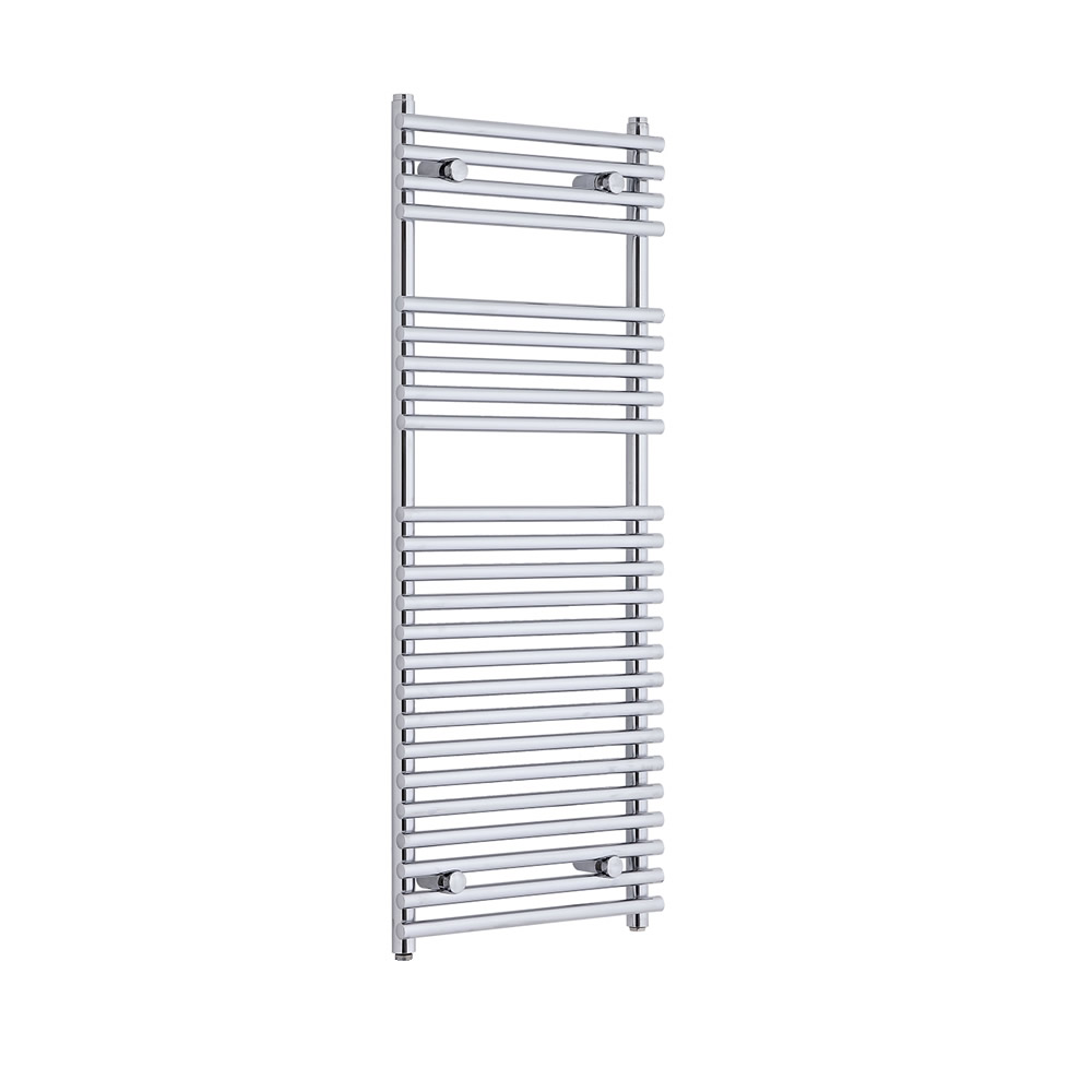 Radiador Toallero Plano - Cromado - 1150mm x 450mm x 84mm - 476 Vatios - Ischia