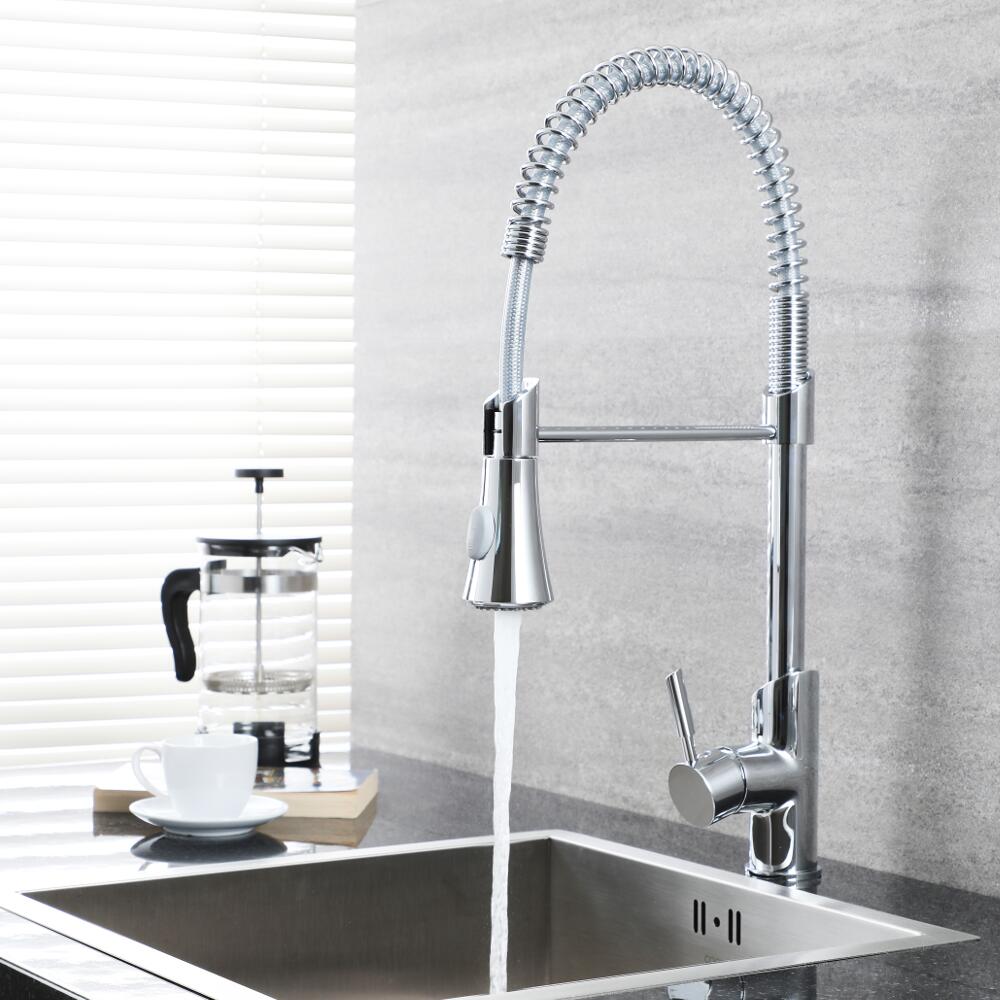 Grifo Mezclador Monomando de Cocina con Ducha