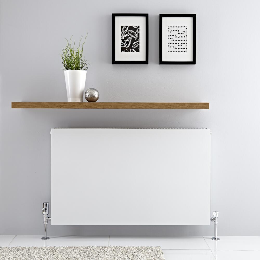 Radiador Convector Horizontal con Panel Doble Plus - Blanco - 600mm x 1000mm x 72,5mm - 1646 Vatios - Type 21