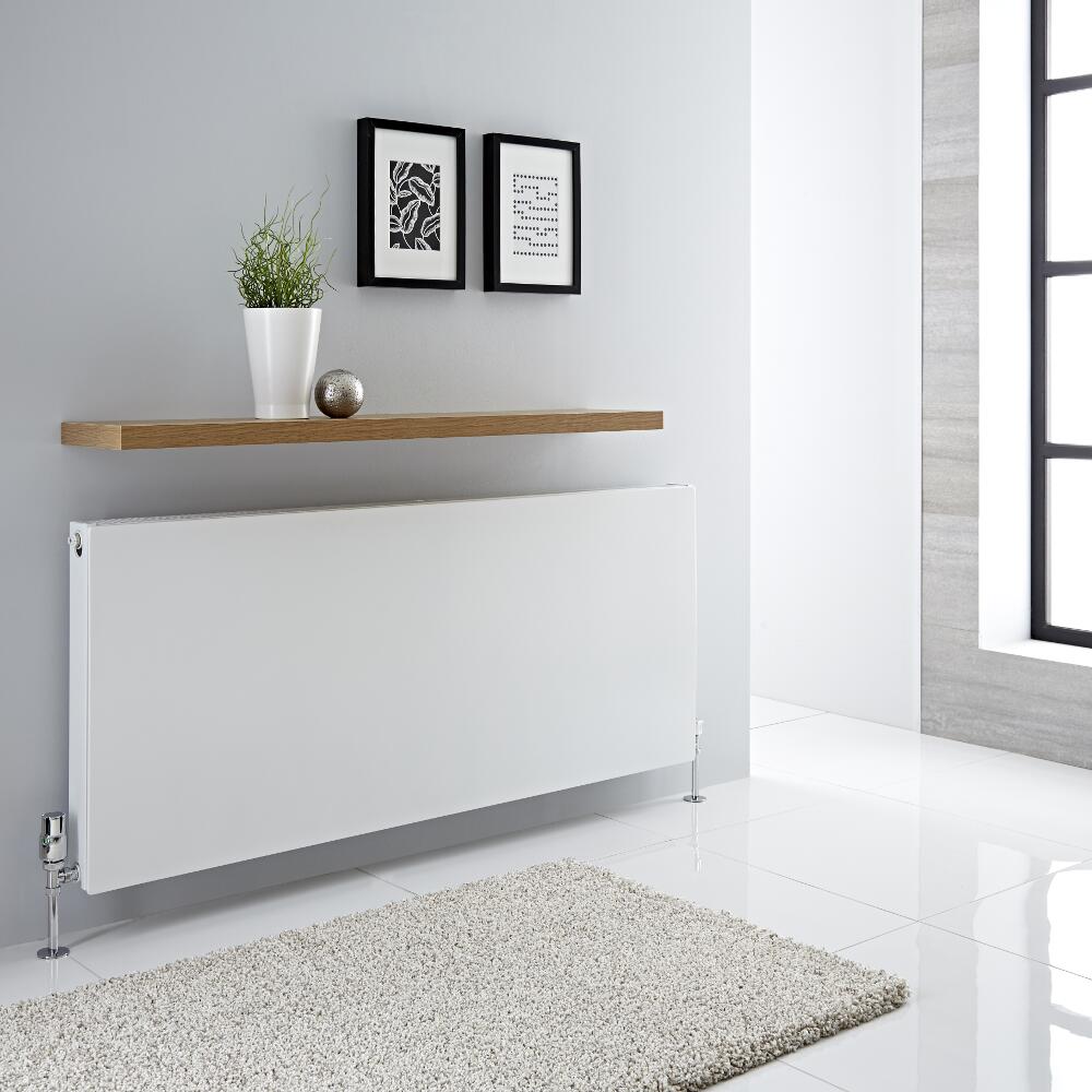 Radiador Convector Horizontal con Panel Doble Plus - Blanco - 600mm x 1400mm x 72,5mm - 2305 Vatios - Type 21