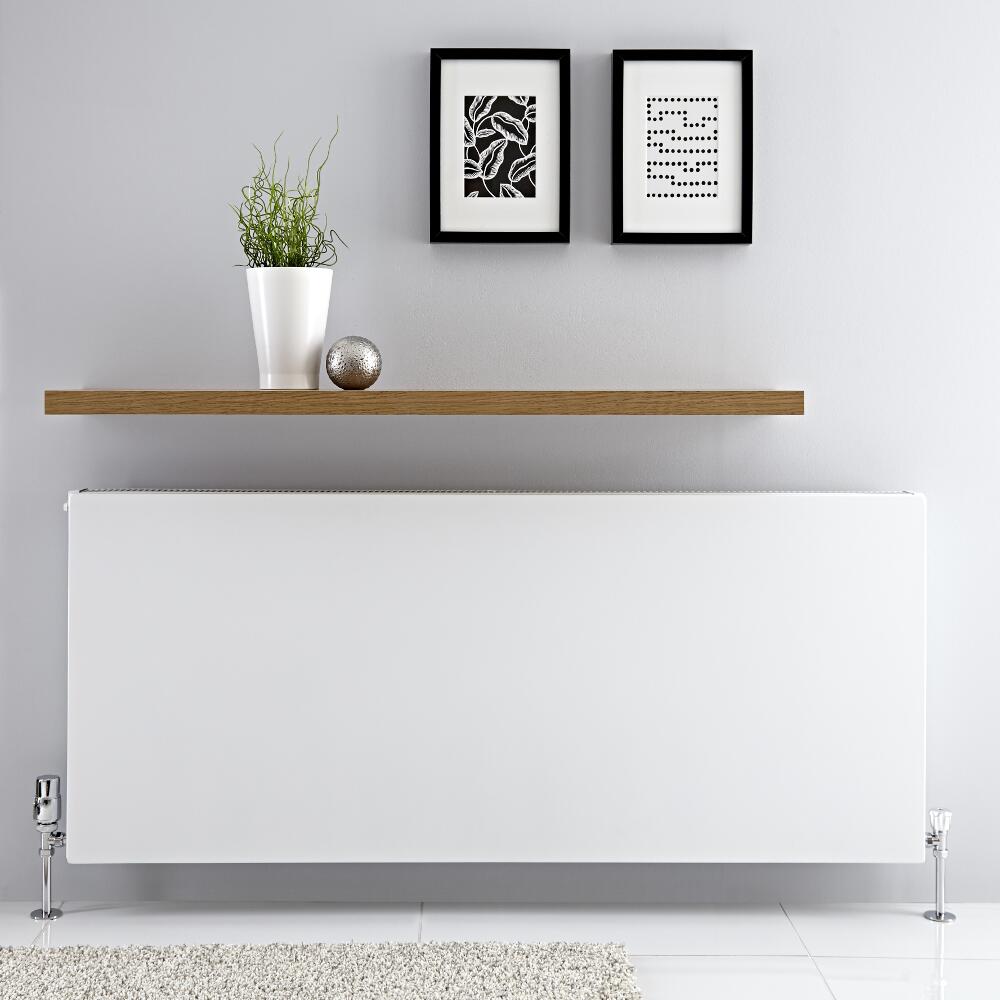 Radiador Convector Horizontal con Panel Doble Plus - Blanco - 600mm x 1400mm x 72,5mm - 2305 Vatios - Type 21