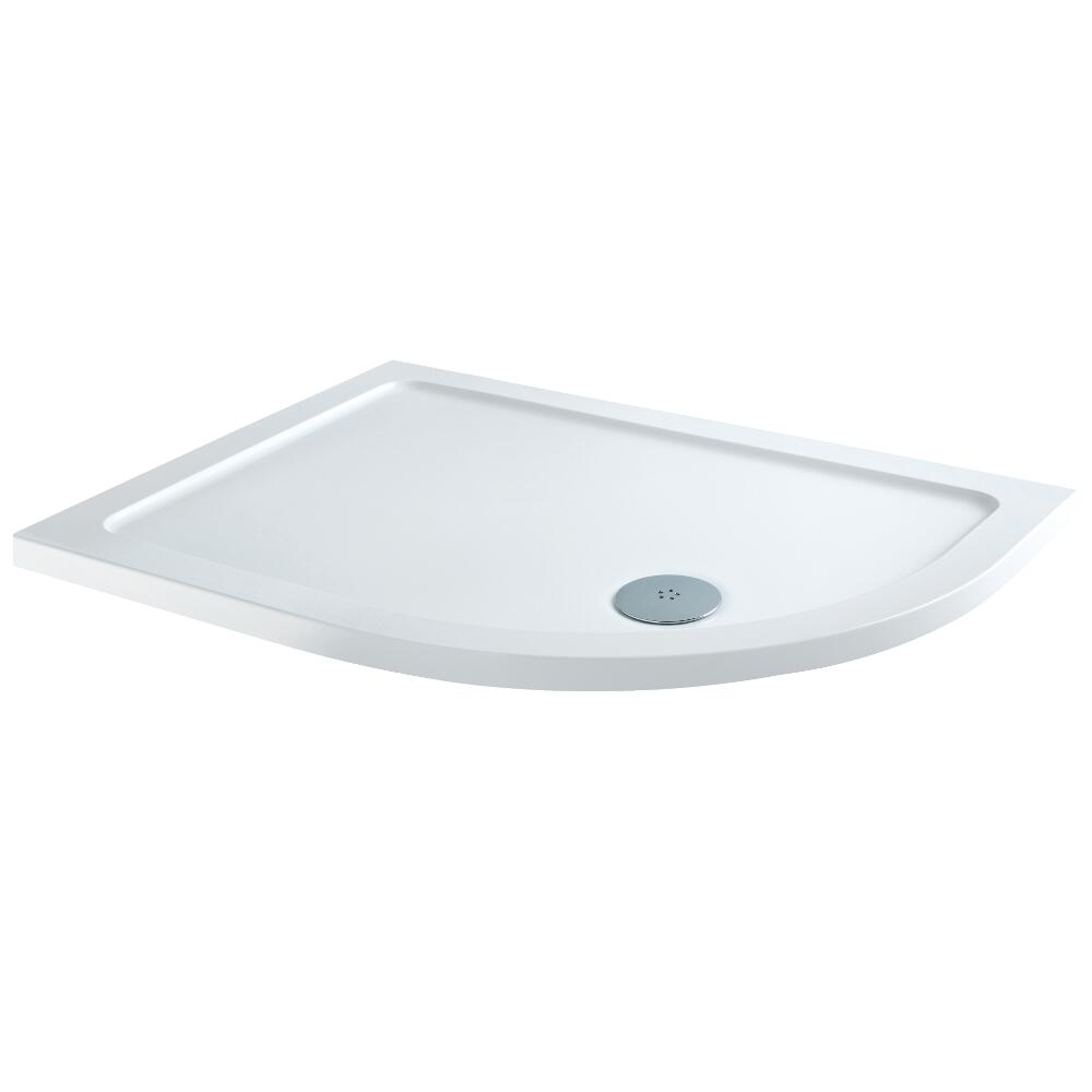 Plato de Ducha Semicircular 1000x800mm Versión Derecha Duco Stone