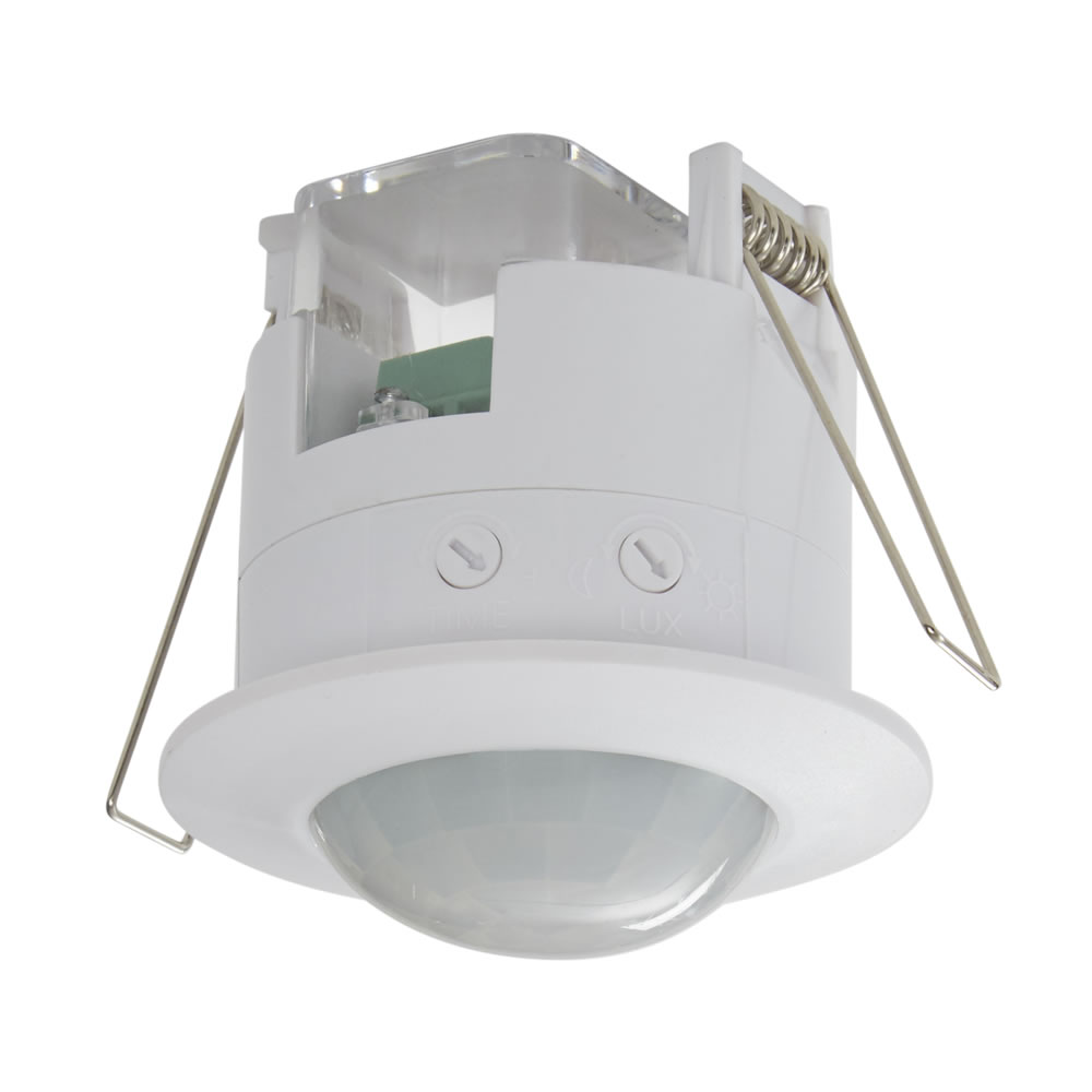 Sensor PIR de Techo Empotrable Blanco de 360° - Powermaster