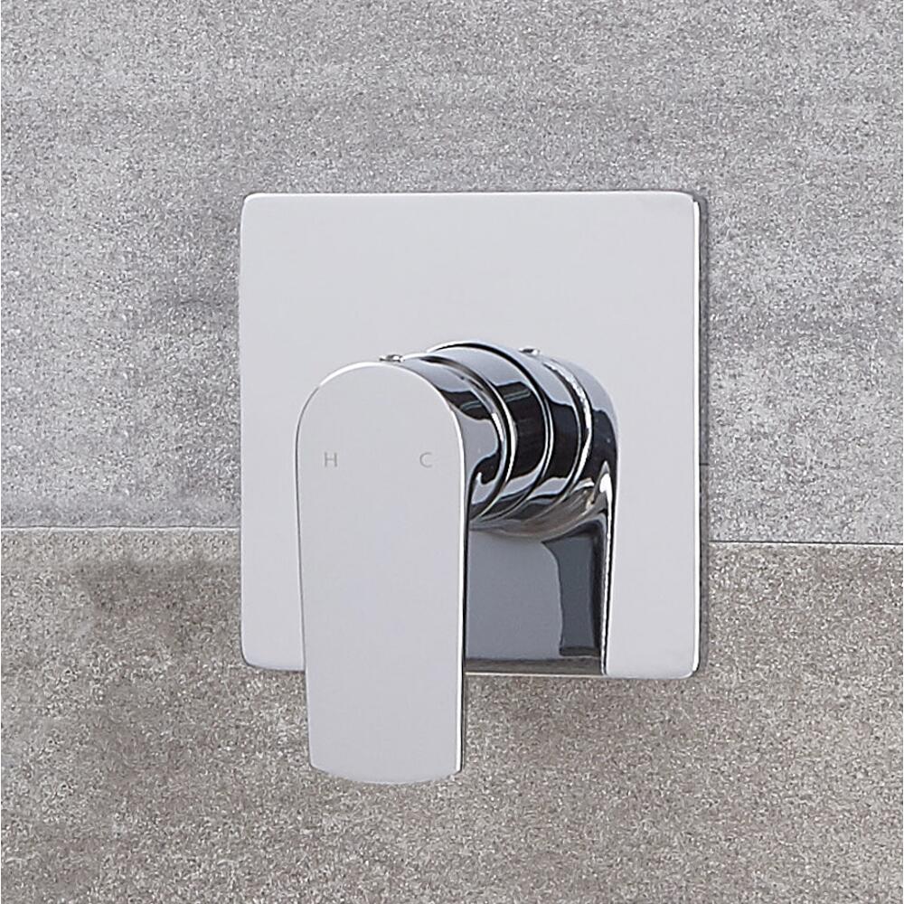 Mezclador de Ducha Manual Moderno de 1 Salida Cromado - Harting