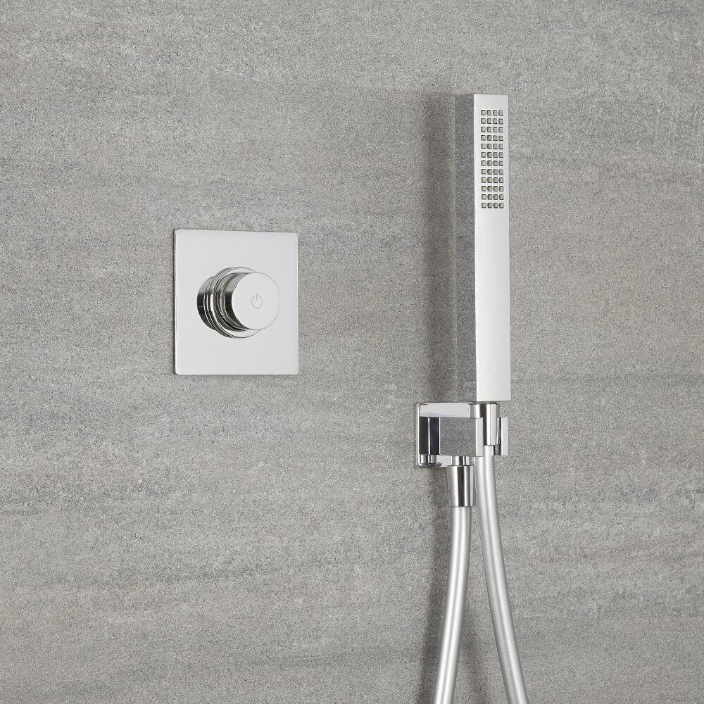 Ducha Digital con Sistema de Control de 1 Salida con Ducha de Mano Cuadrada - Narus