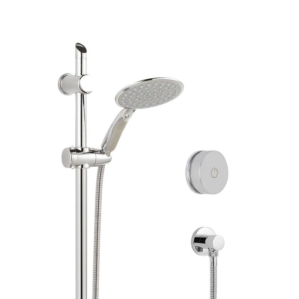Ducha Digital con Sistema de Control de 1 Salida con Barra de Ducha Deslizante y Telefonillo - Narus