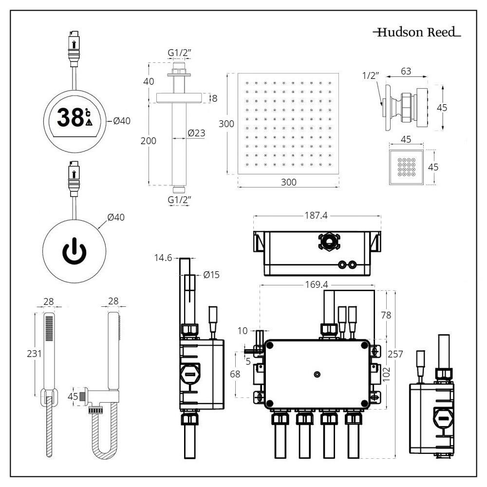 product dimensions