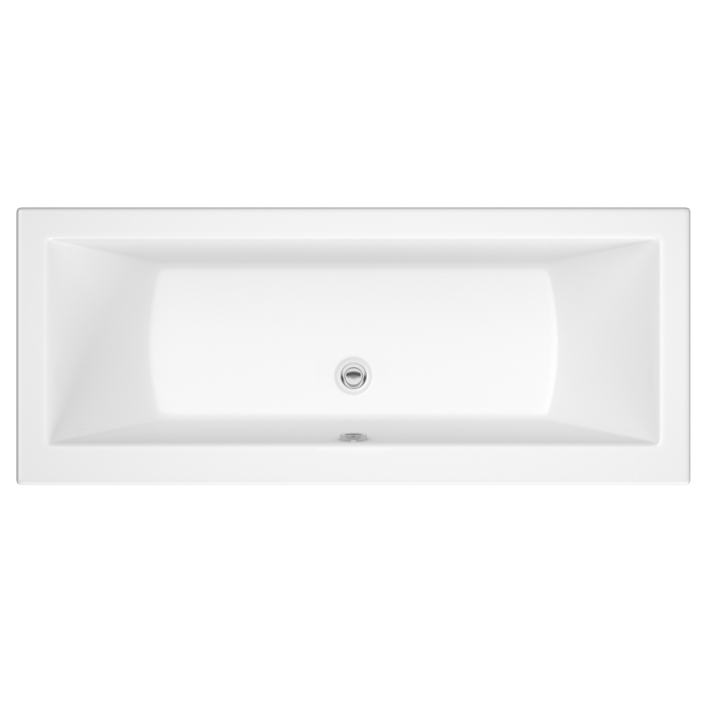 Bañera Rectangular Acrílica Blanca Halwell - Disponible en Distintas Medidas