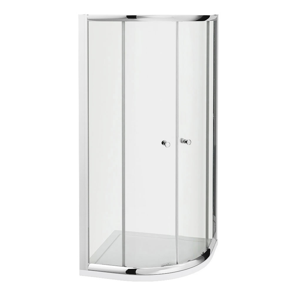 Mampara de ducha angular 800x1950 con Plato de Ducha - Hutton